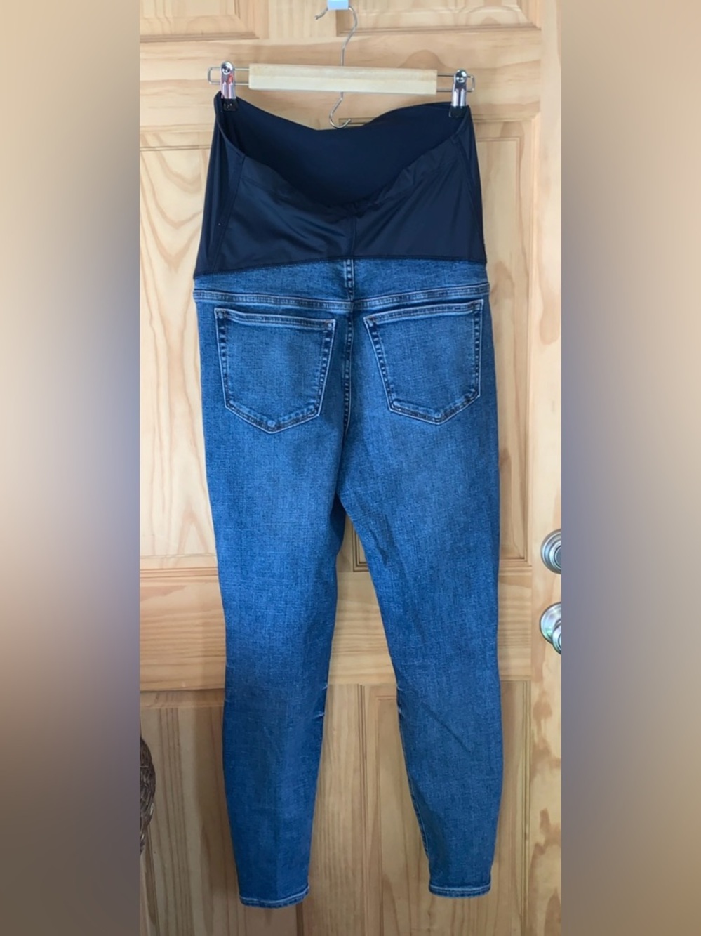 J.Crew Denim Maternity Signature Stretch Indigo Blue Size 29 Skinny Jeans - Picture 2 of 9
